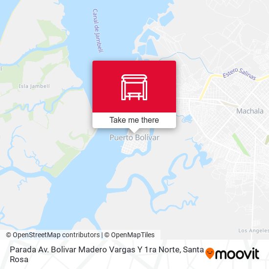 Mapa de Parada Av. Bolivar Madero Vargas Y 1ra Norte