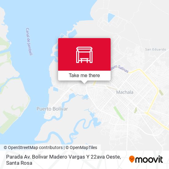 Mapa de Parada Av. Bolivar Madero Vargas Y 22ava Oeste