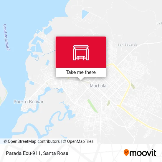 Parada Ecu-911 map