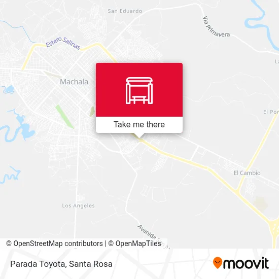 Parada Toyota map