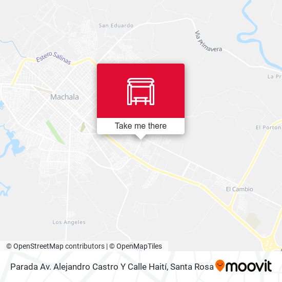 Parada Av. Alejandro Castro Y Calle Haití map
