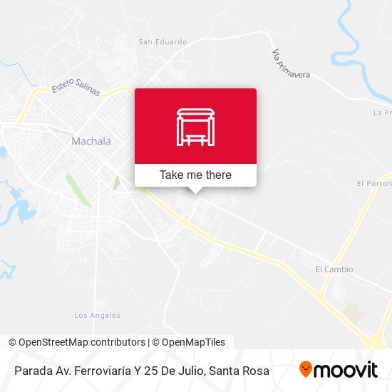 Parada Av. Ferroviaría Y 25 De Julio map