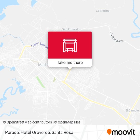 Parada, Hotel Oroverde map