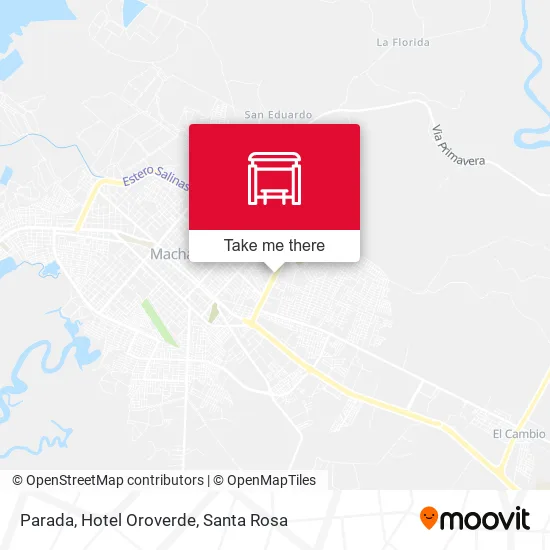 Mapa de Parada, Hotel Oroverde