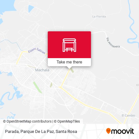 Mapa de Parada, Parque De La Paz