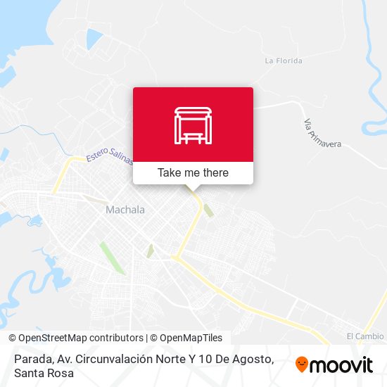 Parada, Av. Circunvalación Norte Y 10 De Agosto map