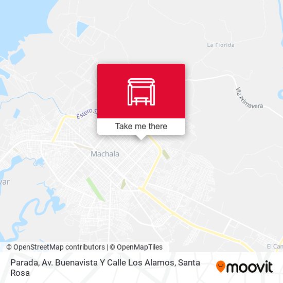 Mapa de Parada, Av. Buenavista Y Calle Los Alamos