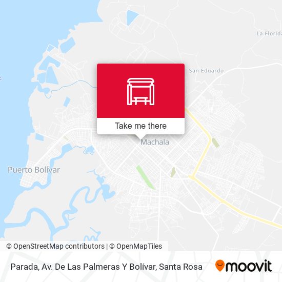 Mapa de Parada, Av. De Las Palmeras Y Bolívar