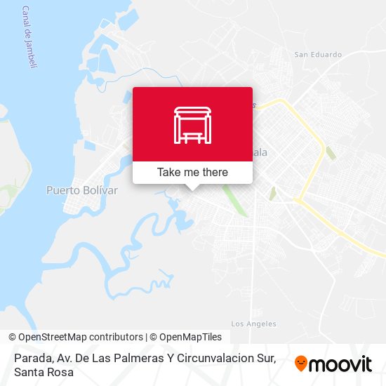 Mapa de Parada, Av. De Las Palmeras Y Circunvalacion Sur