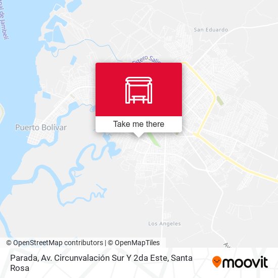 Parada, Av. Circunvalación Sur Y 2da Este map