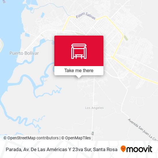 Mapa de Parada, Av. De Las Américas Y 23va Sur