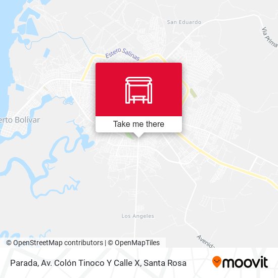 Parada, Av. Colón Tinoco Y Calle X map
