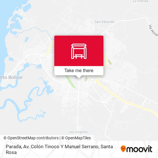 Mapa de Parada, Av. Colón Tinoco Y Manuel Serrano