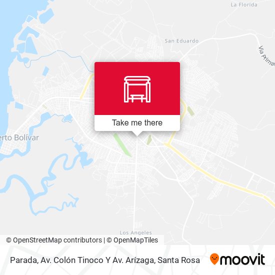 Mapa de Parada, Av. Colón Tinoco Y Av. Arízaga