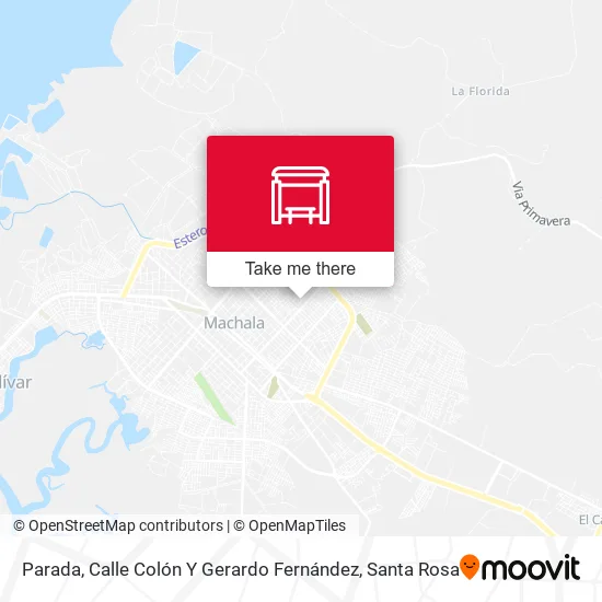 Mapa de Parada, Calle Colón Y Gerardo Fernández