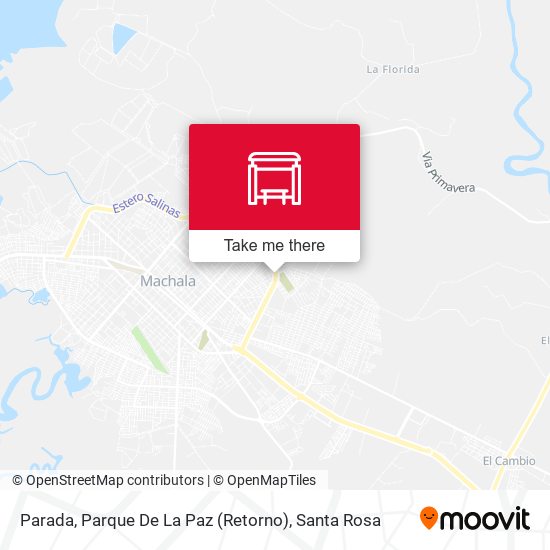 Parada, Parque De La Paz (Retorno) map