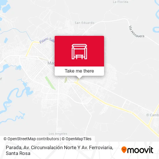 Mapa de Parada, Av. Circunvalación Norte Y Av. Ferroviaria