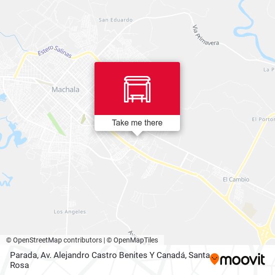 Mapa de Parada, Av. Alejandro Castro Benites Y Canadá