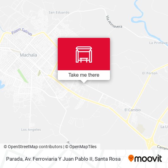 Parada, Av. Ferroviaria Y Juan Pablo II map