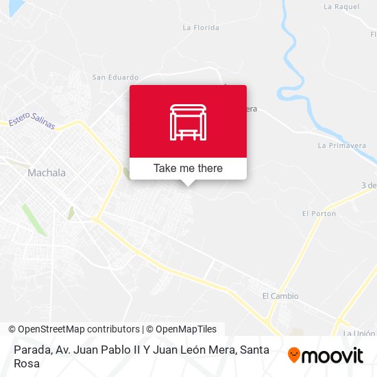 Parada, Av. Juan Pablo II Y Juan León Mera map