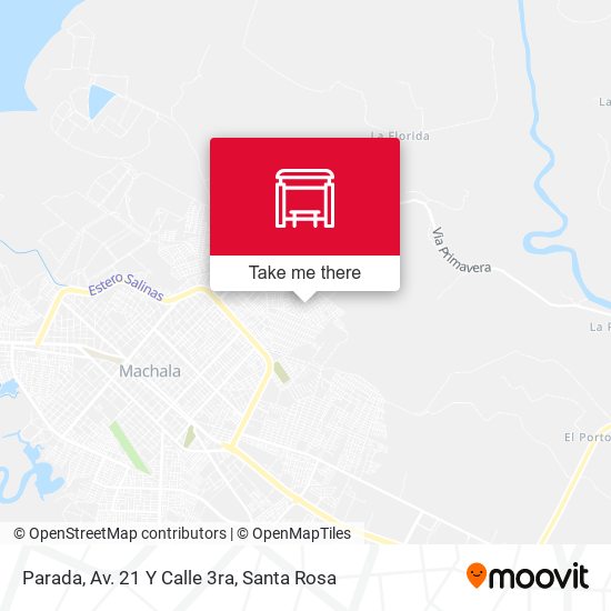 Mapa de Parada, Av. 21 Y Calle 3ra