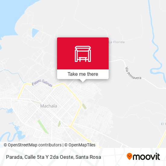 Parada, Calle 5ta Y 2da Oeste map