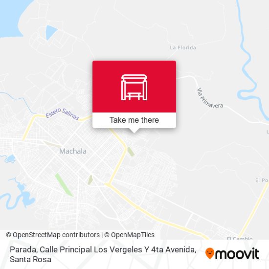 Parada, Calle Principal Los Vergeles Y 4ta Avenida map