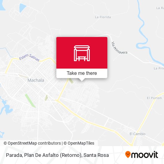 Mapa de Parada, Plan De Asfalto (Retorno)