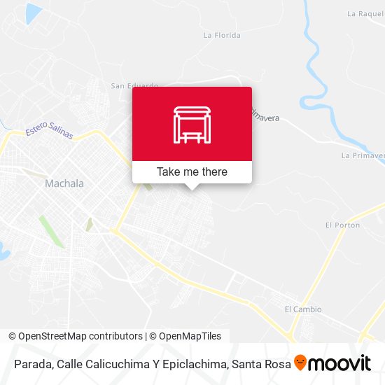 Parada, Calle Calicuchima Y Epiclachima map