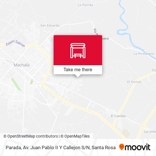 Parada, Av. Juan Pablo II Y Callejon S / N map