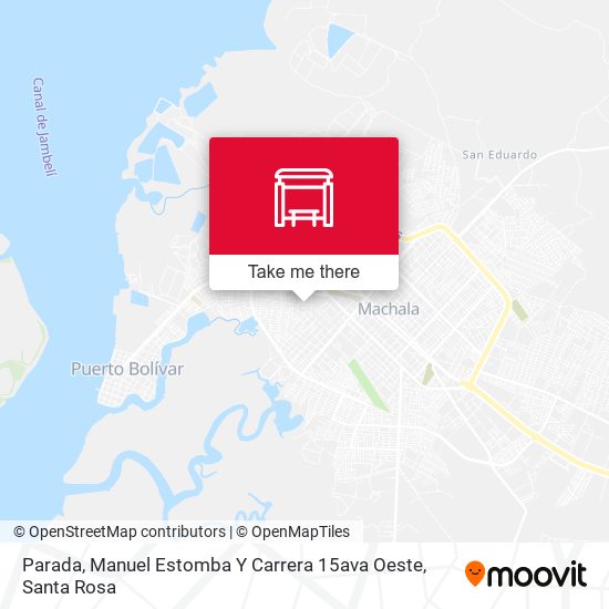 Parada, Manuel Estomba Y Carrera 15ava Oeste map