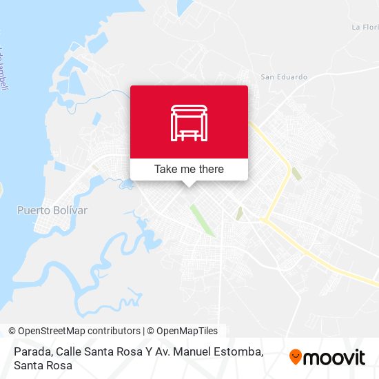 Mapa de Parada, Calle Santa Rosa Y Av. Manuel Estomba