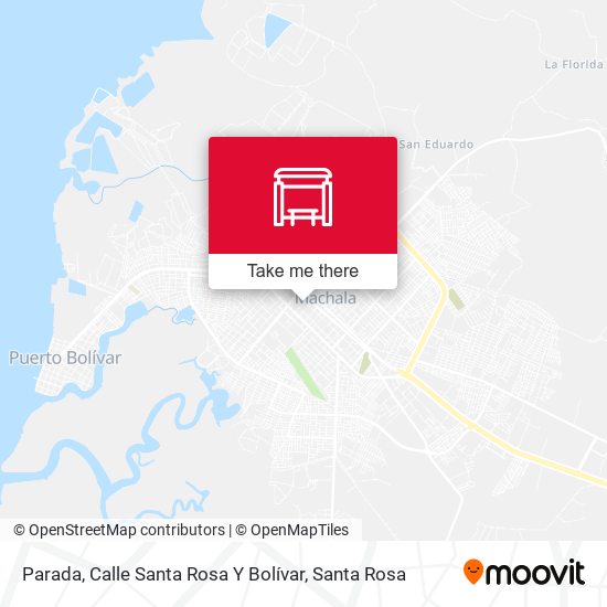 Mapa de Parada, Calle Santa Rosa Y Bolívar