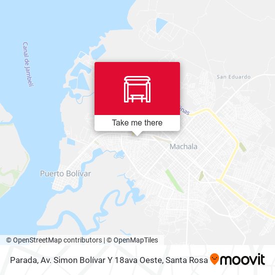 Mapa de Parada, Av. Simon Bolívar Y 18ava Oeste