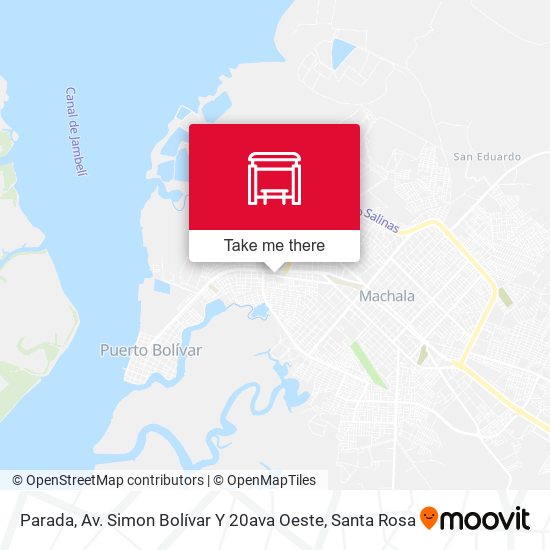 Parada, Av. Simon Bolívar Y 20ava Oeste map