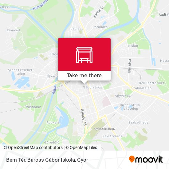 Bem Tér, Baross Gábor Iskola map