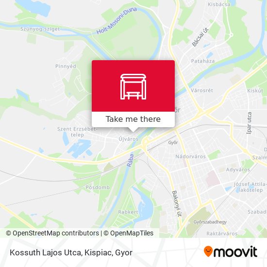 Kossuth Lajos Utca, Kispiac map