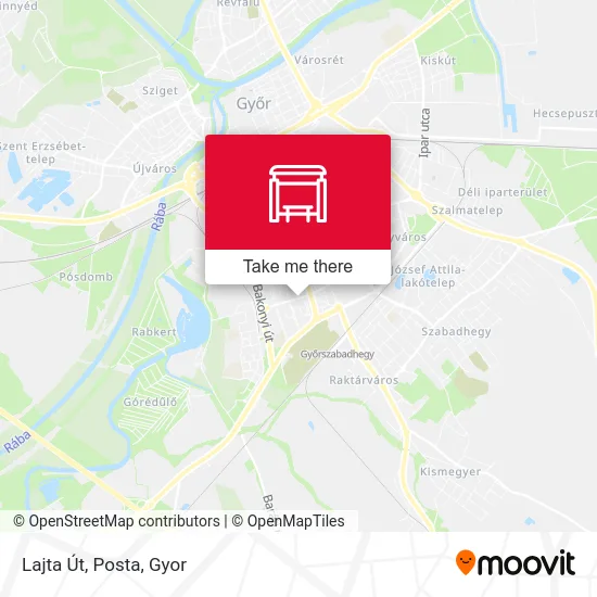 Lajta Út, Posta map