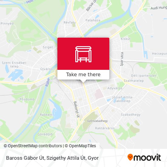 Baross Gábor Út, Szigethy Attila Út map