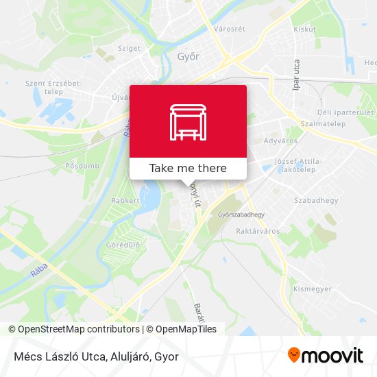 Mécs László Utca, Aluljáró map