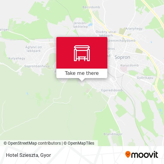 Hotel Szieszta map