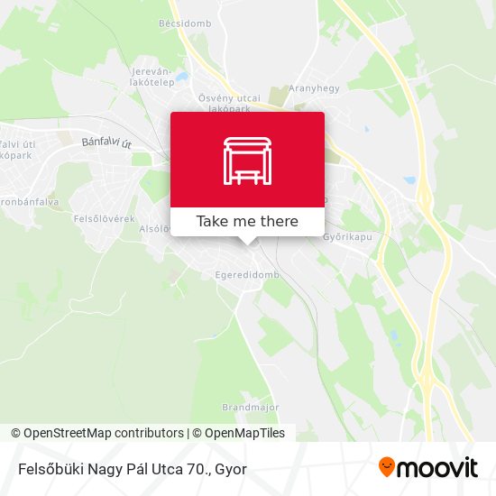 Felsőbüki Nagy Pál Utca 70. map