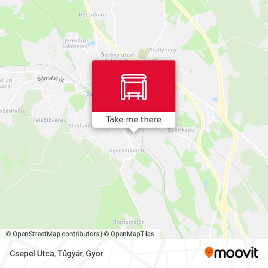 Csepel Utca, Tűgyár map