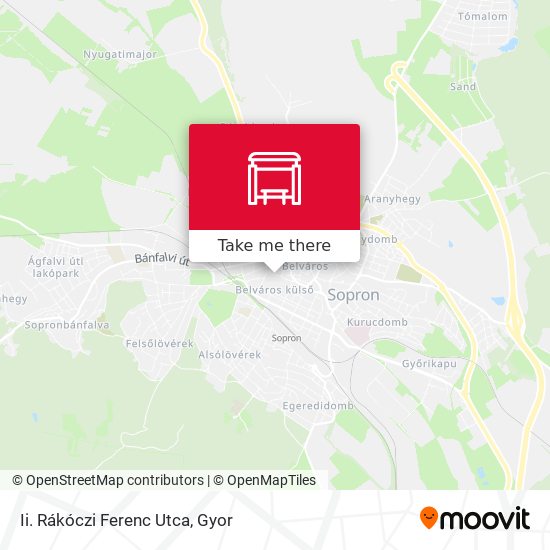 Ii. Rákóczi Ferenc Utca map
