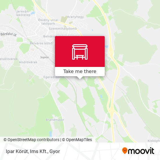 Ipar Körút, Ims Kft. map
