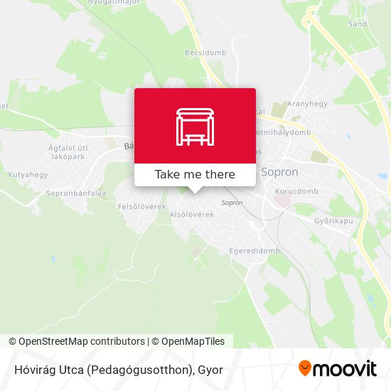 Hóvirág Utca (Pedagógusotthon) map