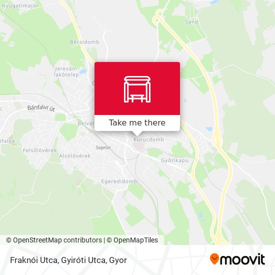 Fraknói Utca, Gyiróti Utca map