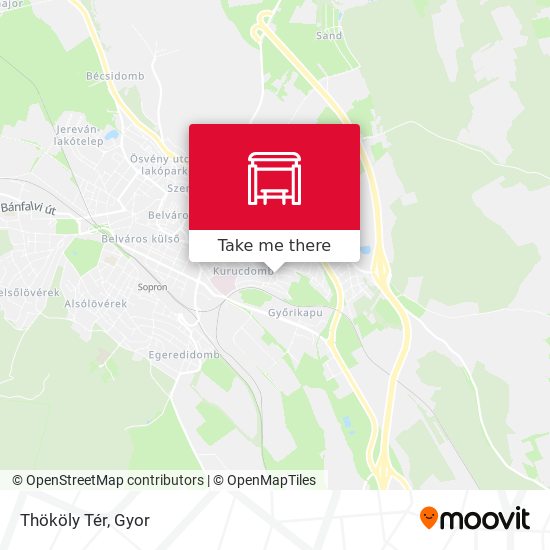 Thököly Tér map