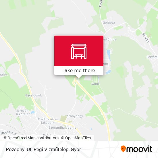 Pozsonyi Út, Régi Vízműtelep map