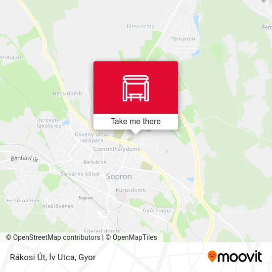 Rákosi Út, Ív Utca map